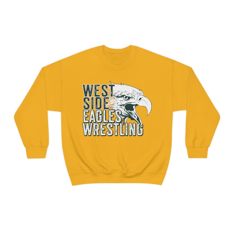 West Side Eagles Wrestling Unisex Heavy Blend Crewneck Sweatshirt
