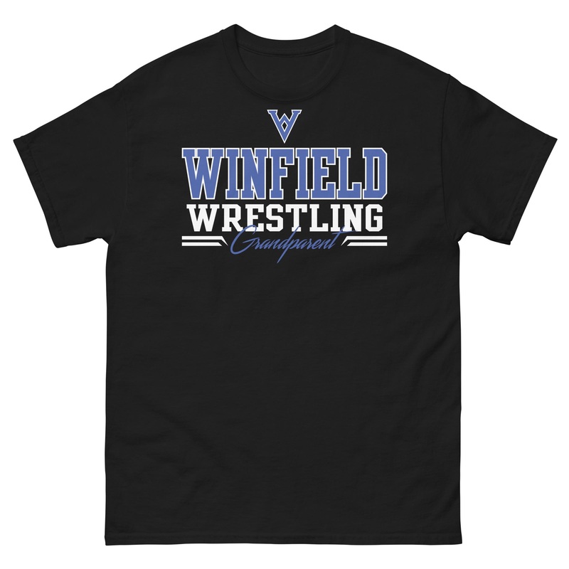 Winfield Wrestling Grandparent Black Men’s classic tee