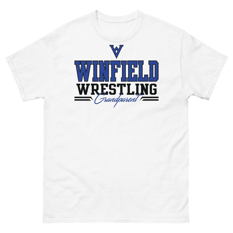 Winfield Wrestling Grandparent White Men’s classic tee