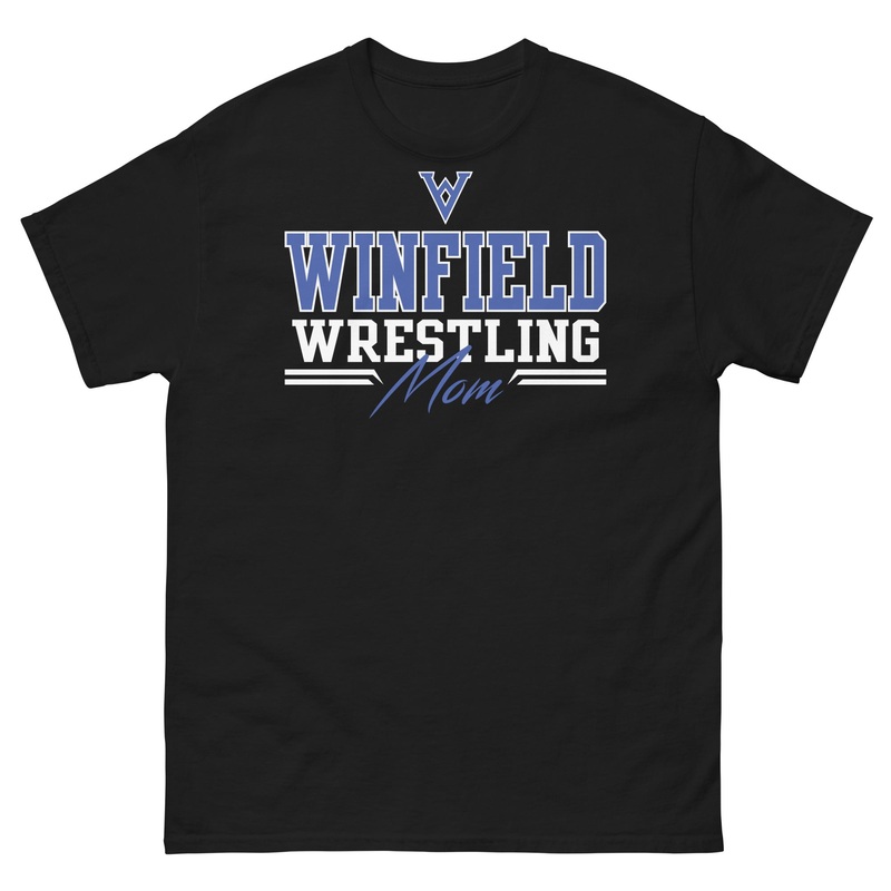 Winfield Wrestling Mom Black classic tee
