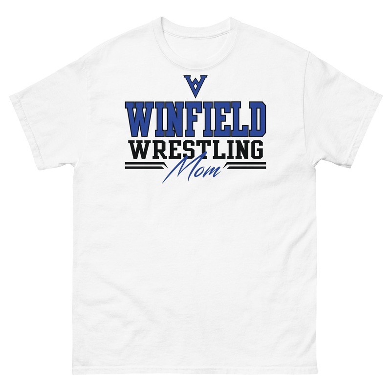 Winfield Wrestling Mom White classic tee