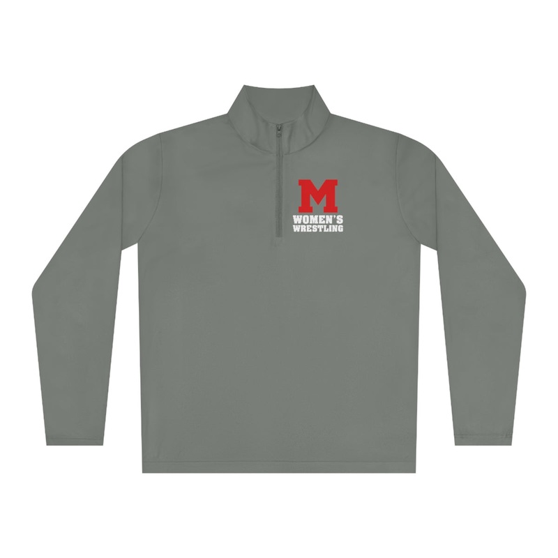 M Women’s Wrestling Unisex Quarter-Zip Pullover