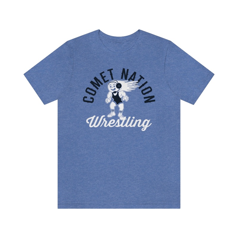 Chanute HS Wrestling Comet Nation Unisex Jersey Short Sleeve Tee