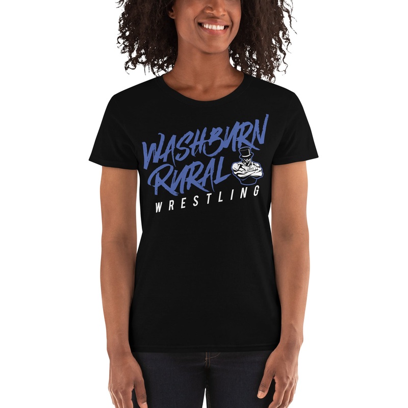 Washburn Rural Graffiti Womens Loose Crew Neck Tee