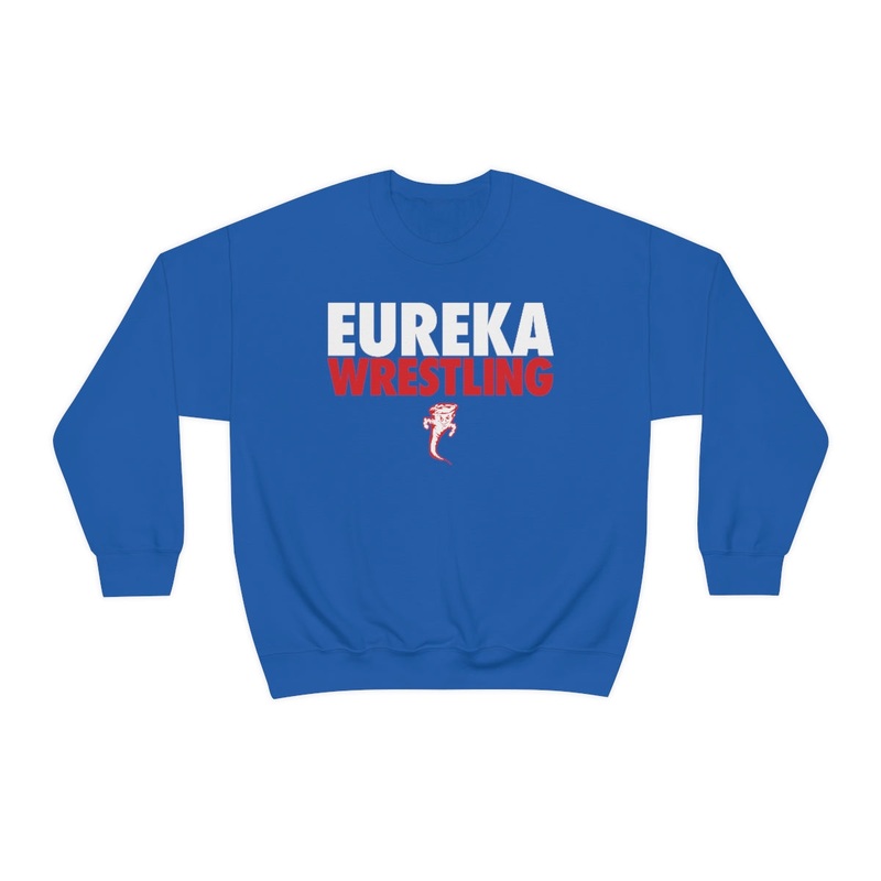 Eureka Wrestling Unisex Heavy Blend Crewneck Sweatshirt