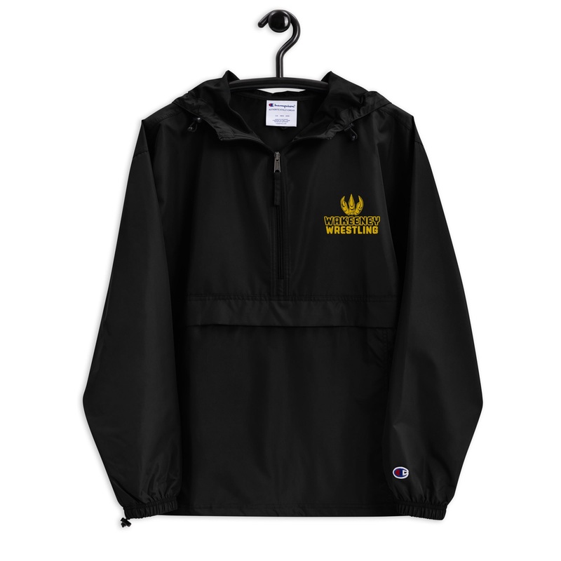 Wakeeney Wrestling Women’s Embroidered Champion Packable Jacket