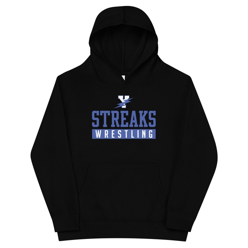 Streaks Wrestling  Kids Fleece Hoodie