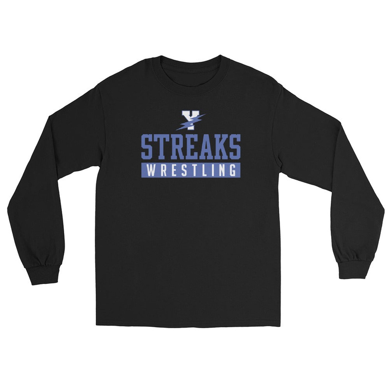 Streaks Wrestling  Mens Long Sleeve Shirt