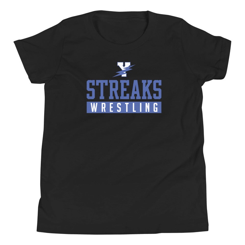 Streaks Wrestling  Youth Staple Tee
