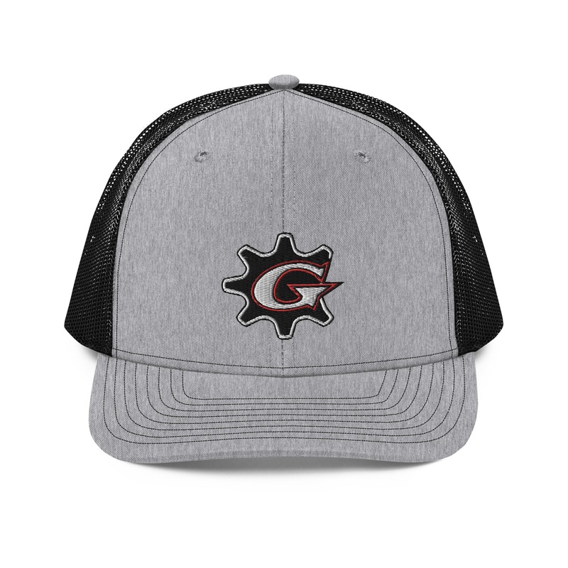Team Grind House Trucker Cap|Black|Black / White|Heather Grey / Black