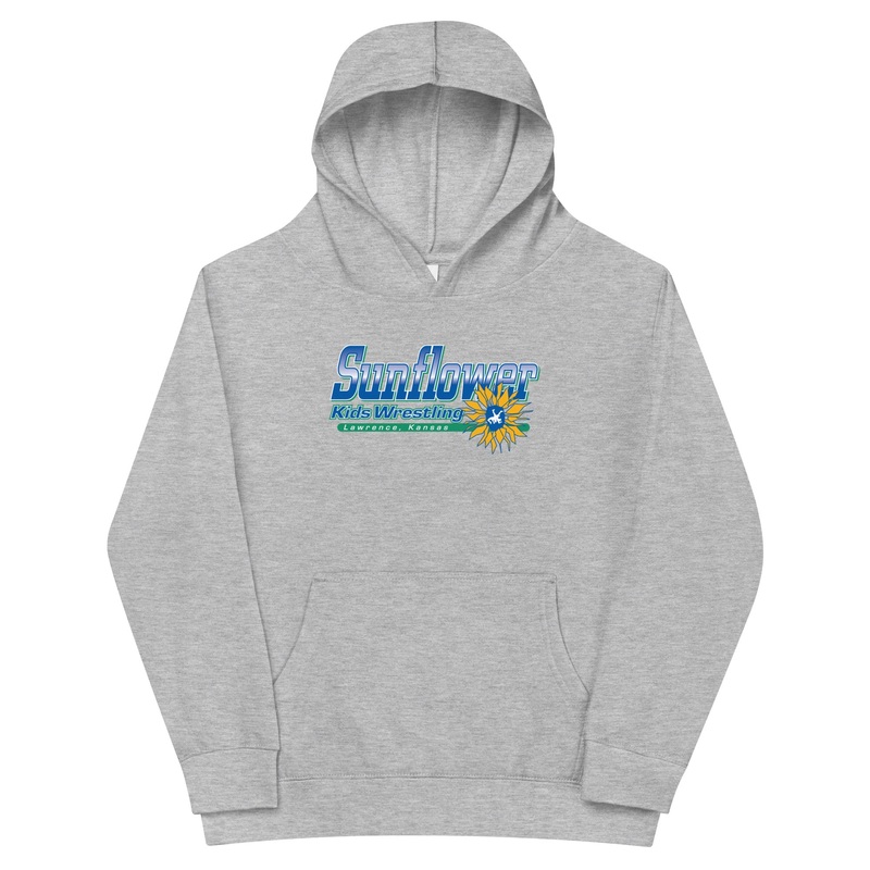 Sunflower Kids Wrestling Club Lawrence, KS Kids Fleece Hoodie
