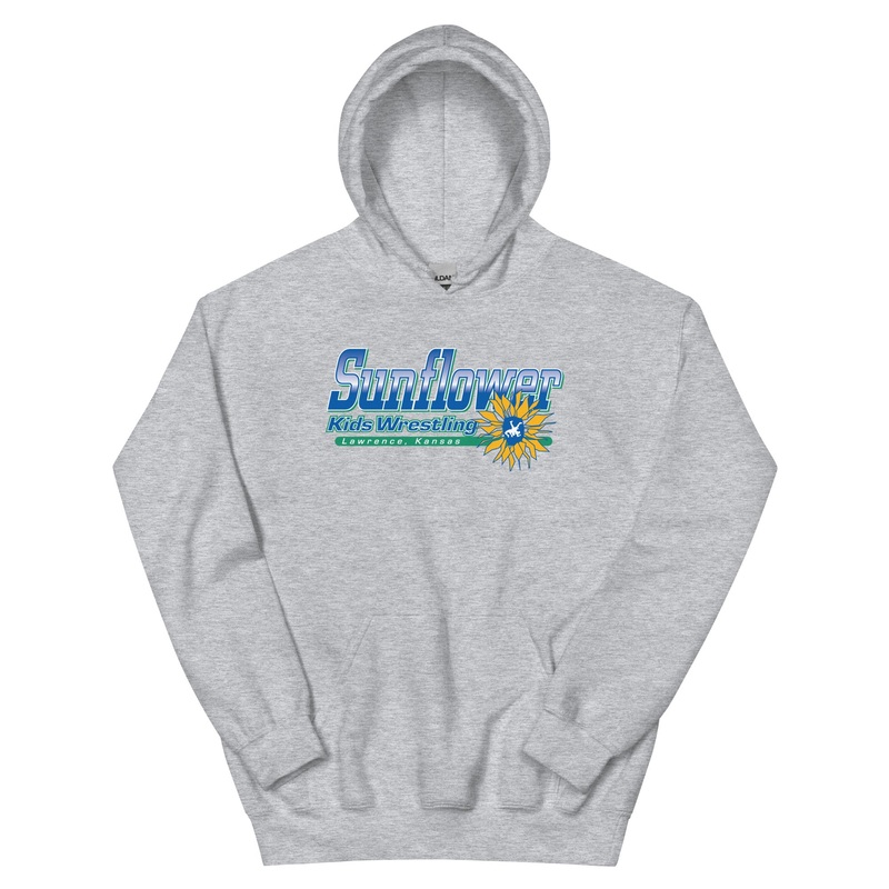 Sunflower Kids Wrestling Club Lawrence, KS Unisex Heavy Blend Hoodie