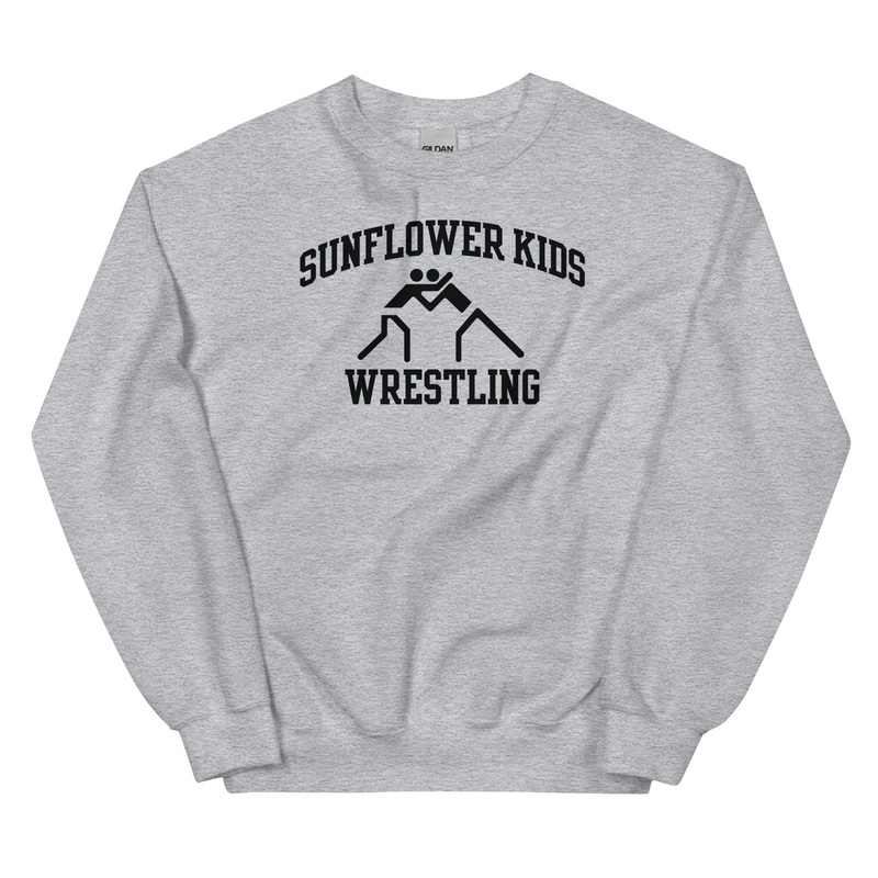 Sunflower Kids Wrestling Club Unisex Crew Neck Sweatshirt