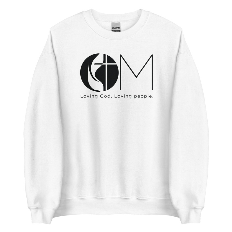 Old Mission One Color Design Unisex Crew Neck Sweatshirt