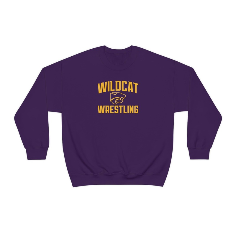 Blue Springs HS Purple Unisex Heavy Blend Crewneck Sweatshirt