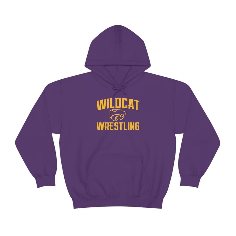 Blue Springs HS Purple Unisex Heavy Blend Hooded Sweatshirt