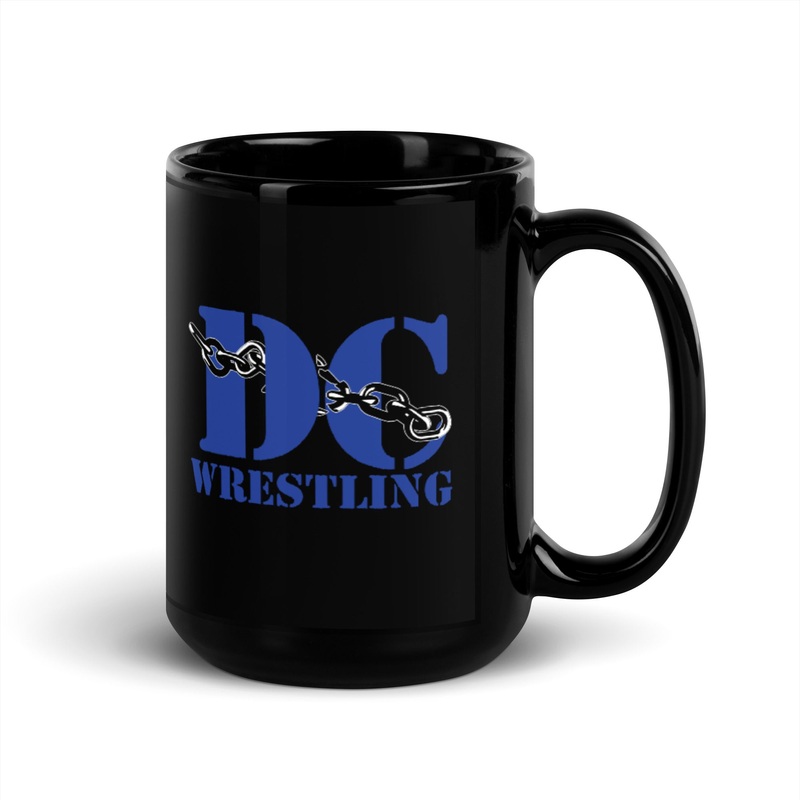 Dove Creek Wrestling  Black  Black Glossy Mug