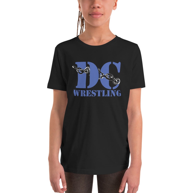 Dove Creek Wrestling  Black  Youth Staple Tee