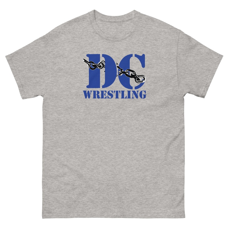 Dove Creek Wrestling Grey  Mens Classic Tee