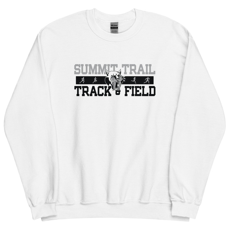 Summit Trail Middle School Track & Field Unisex Crew Neck Sweatshirt