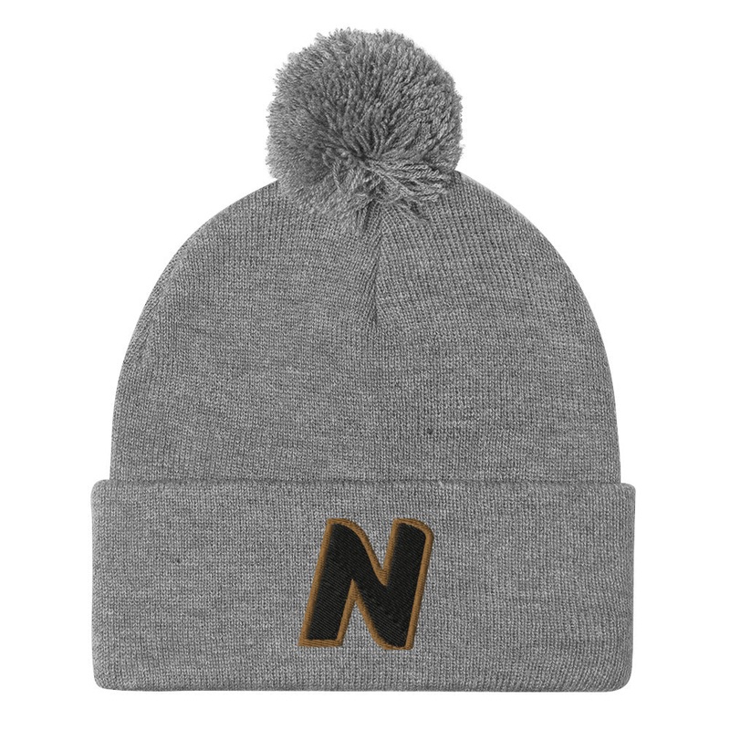 North Kansas City Baseball Pom-Pom Knit Cap