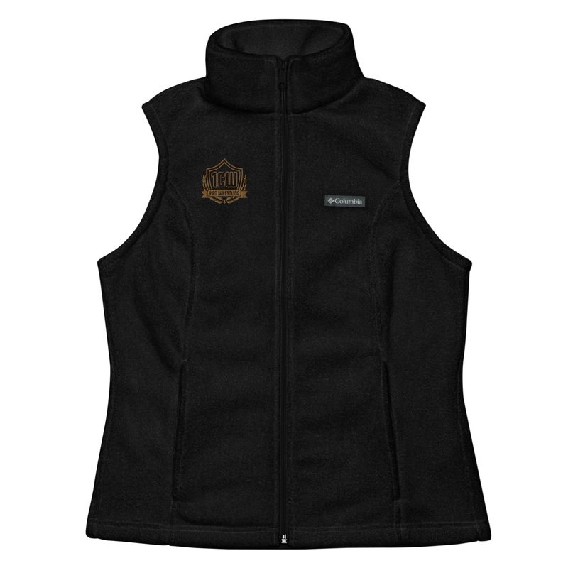 1CW Pro Wrestling Womens Columbia Fleece Vest