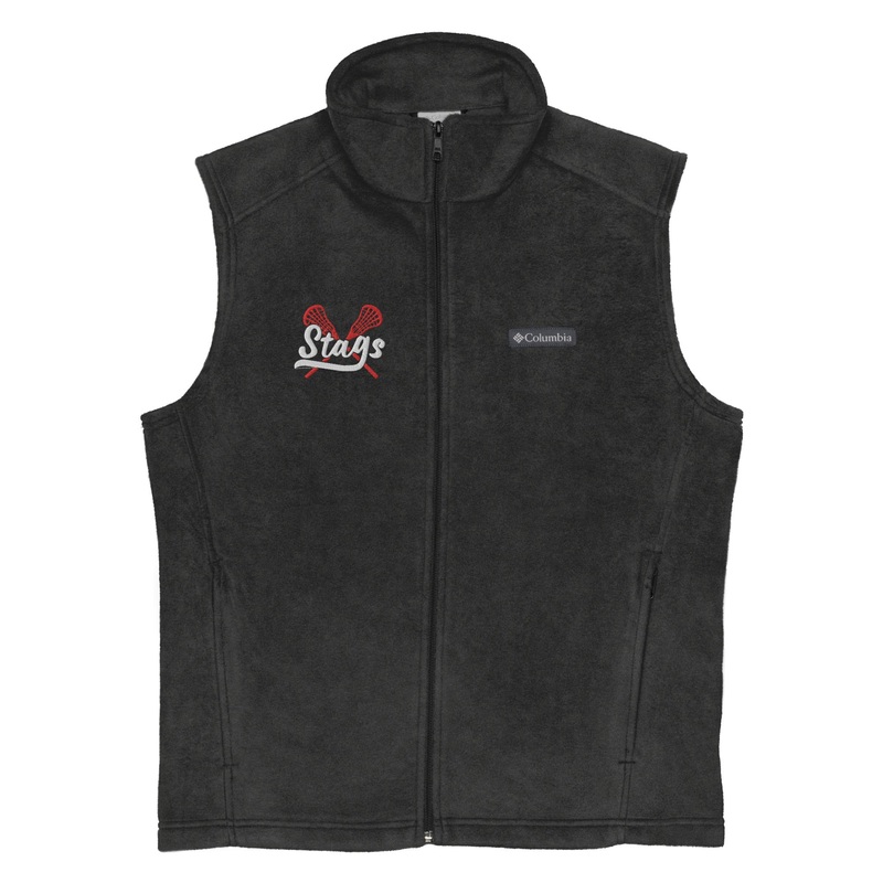 Stags Lacrosse Mens Columbia Fleece Vest