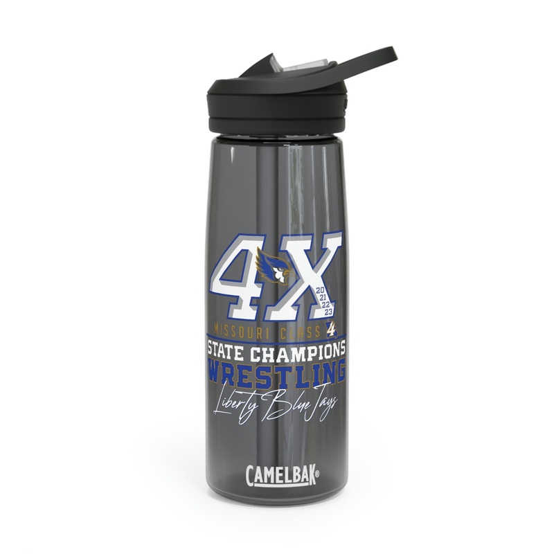 Liberty State Wrestling Champs Black Design  CamelBak Eddy Water Bottle