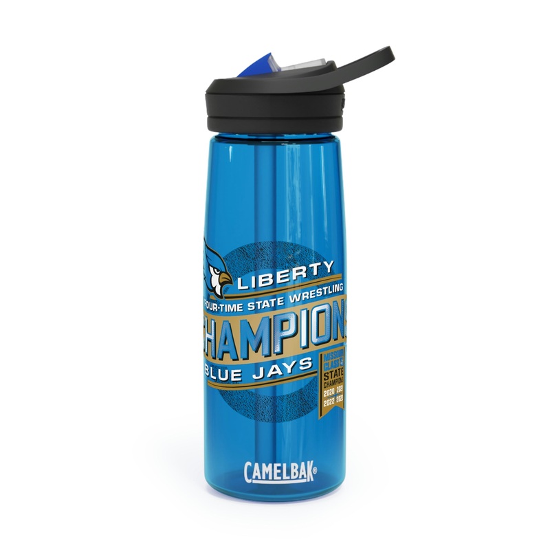 Liberty State Wrestling Champs Royal Design CamelBak Eddy Water Bottle