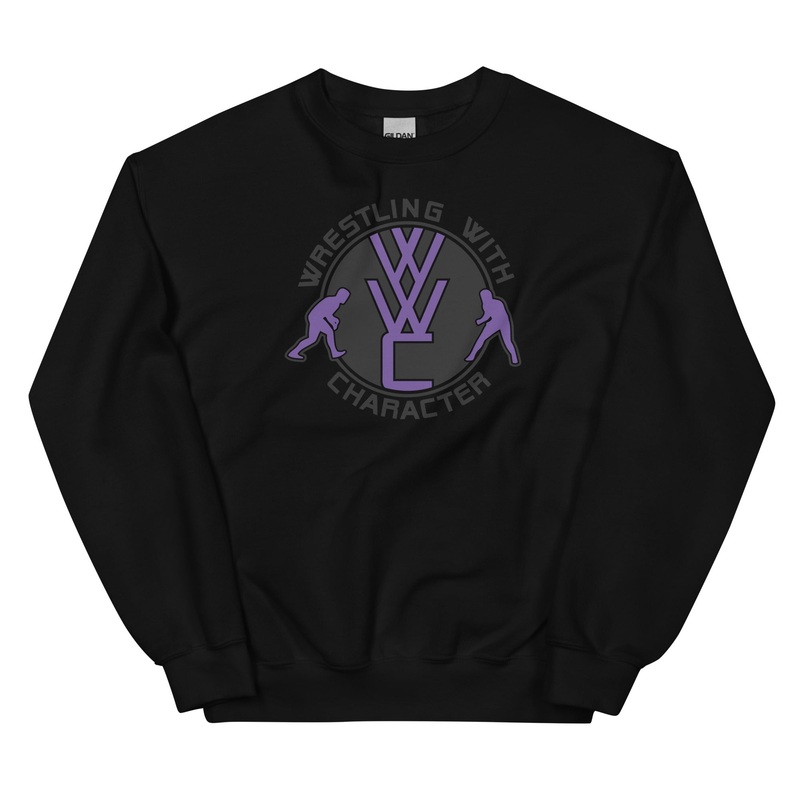 Wrestling With Character  Unisex Crew Neck Sweatshirt