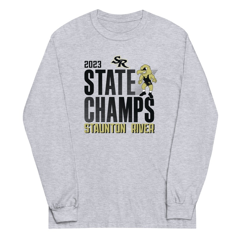 Staunton River State Champs  Grey Mens Long Sleeve Shirt