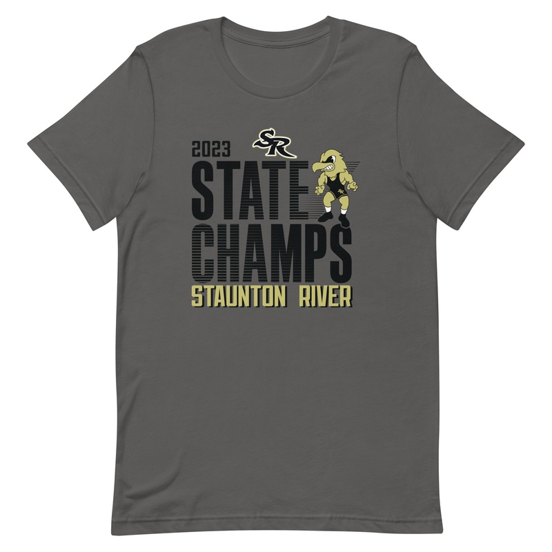 Staunton River State Champs  Grey Unisex Staple T-Shirt