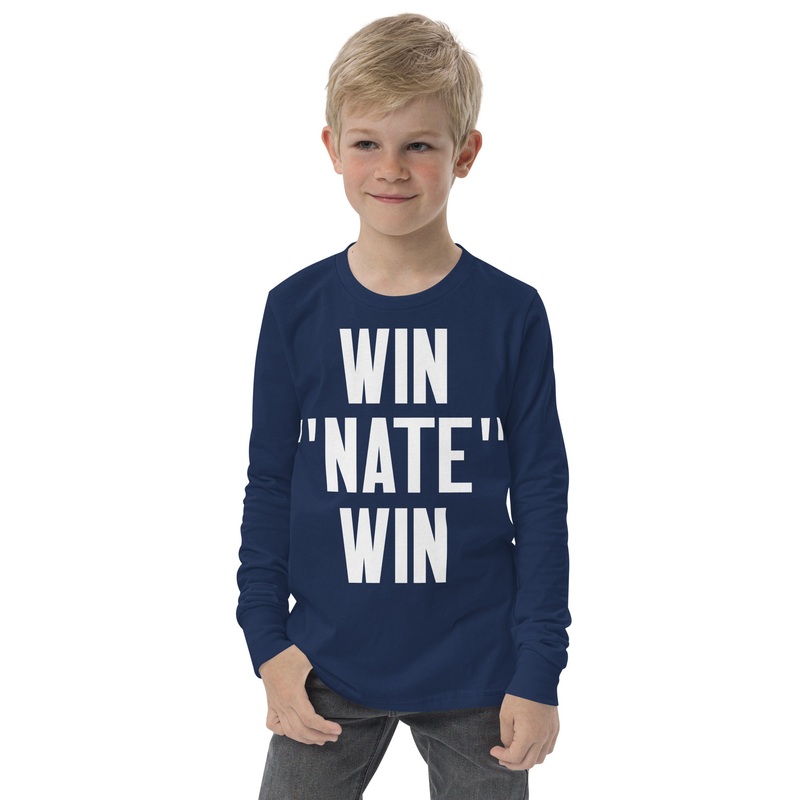 Win Nate Win Youth long sleeve tee