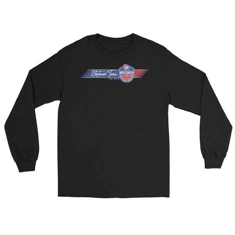 Wisconsin Wrestling Federation Wrestling 2023 Banner Mens Long Sleeve Shirt