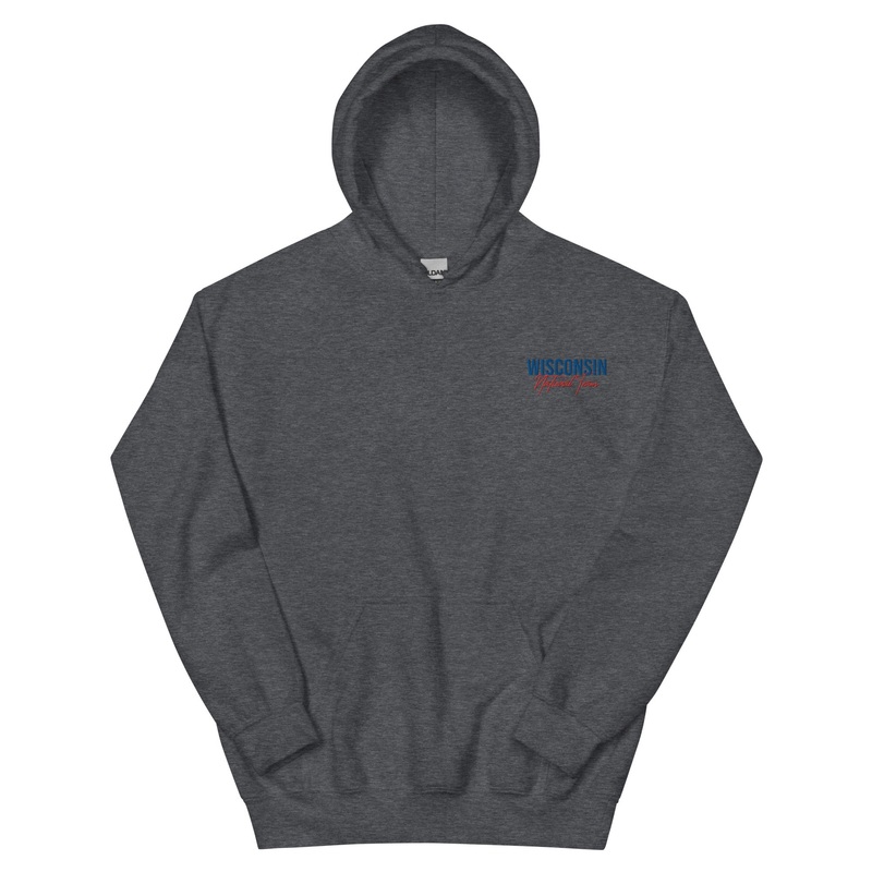 Wisconsin Wrestling Federation Wrestling 2023 Grey Unisex Heavy Blend Hoodie