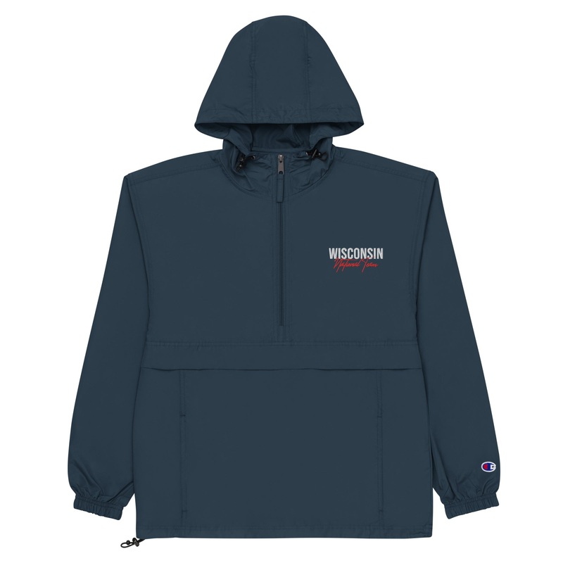 Wisconsin Wrestling Federation Wrestling 2023 National Team Embroidered Champion Packable Jacket