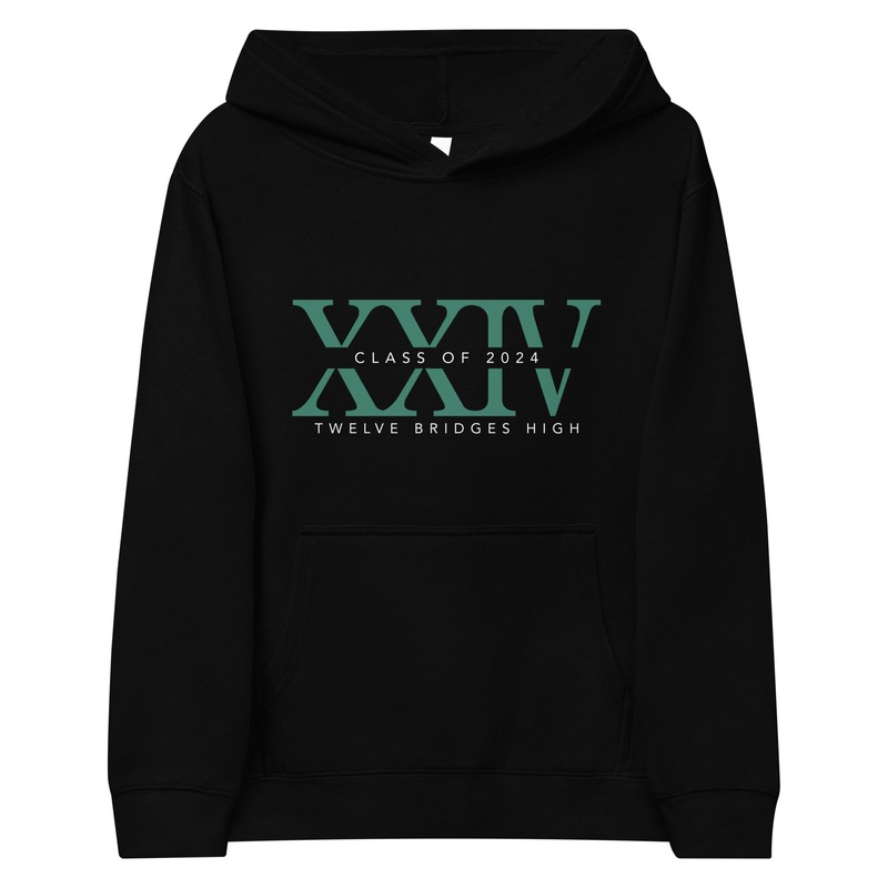 Twelve Bridges Class of 2024 Kids Fleece Hoodie