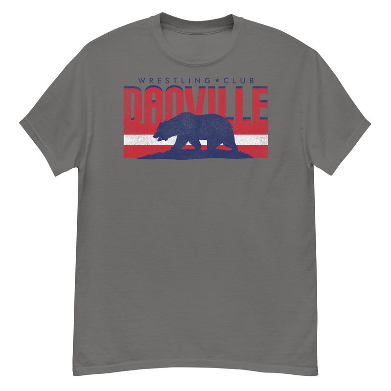 Danville Wrestling Club Grey Mens Classic Tee
