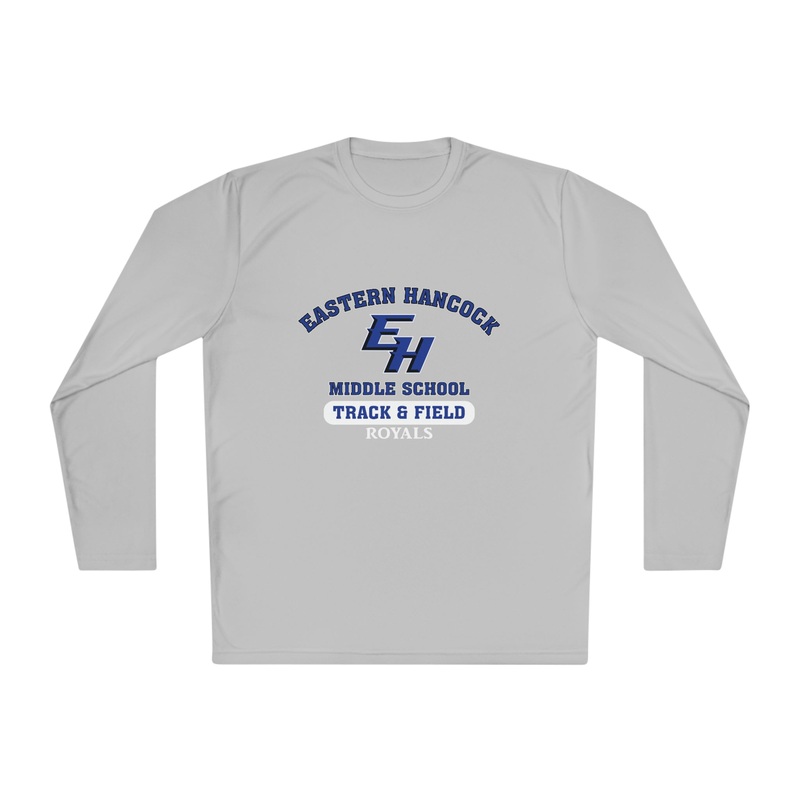 Eastern Hancock MS Track Royals Unisex Moisture Absorbing Tee