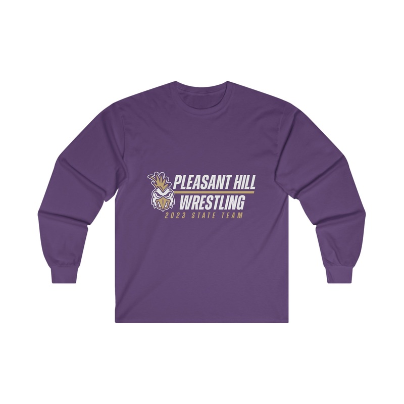 Pleasant Hill Youth Wrestling Kids State 2023 Ultra Cotton Long Sleeve Tee