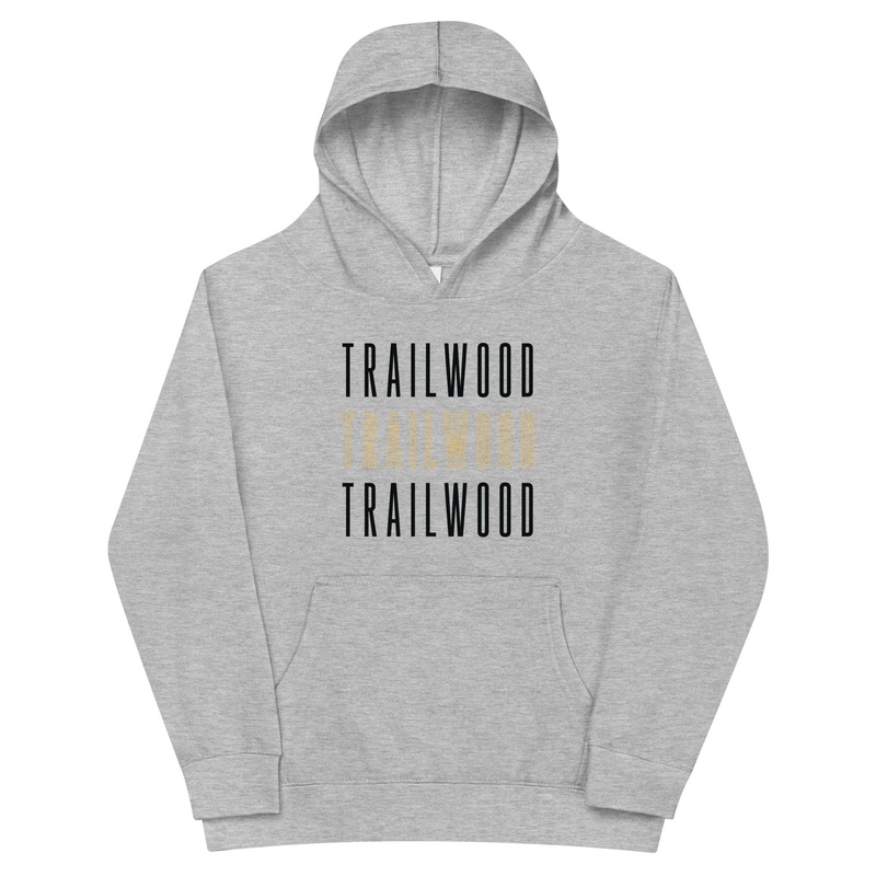 Trailwood Kids Fleece Hoodie|Athletic Heather|Black|S|M|L|XL