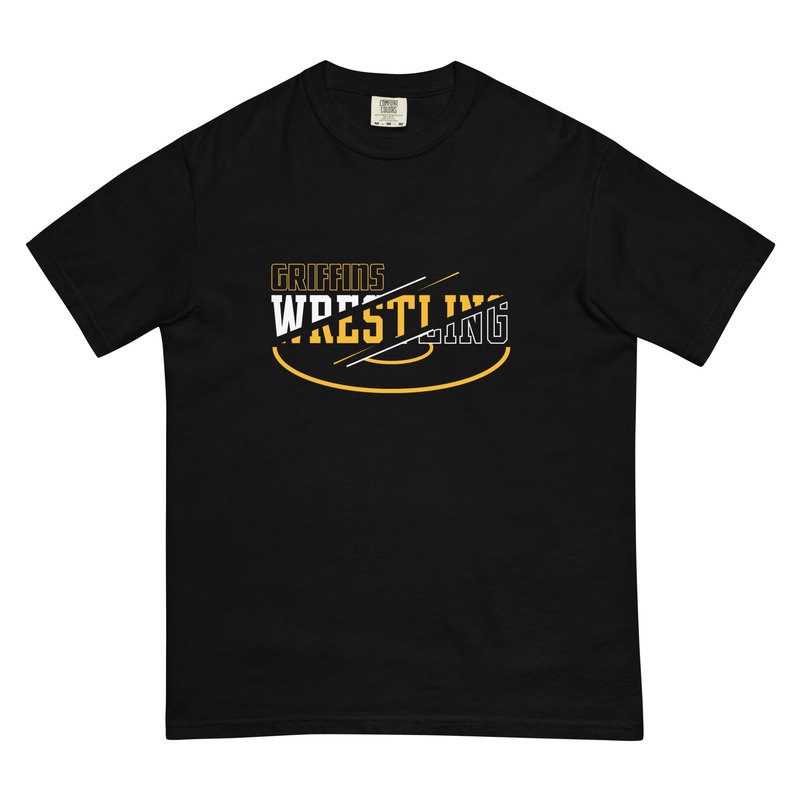 Winnetonka High School Wrestling Mens Garment-Dyed Heavyweight T-Shirt