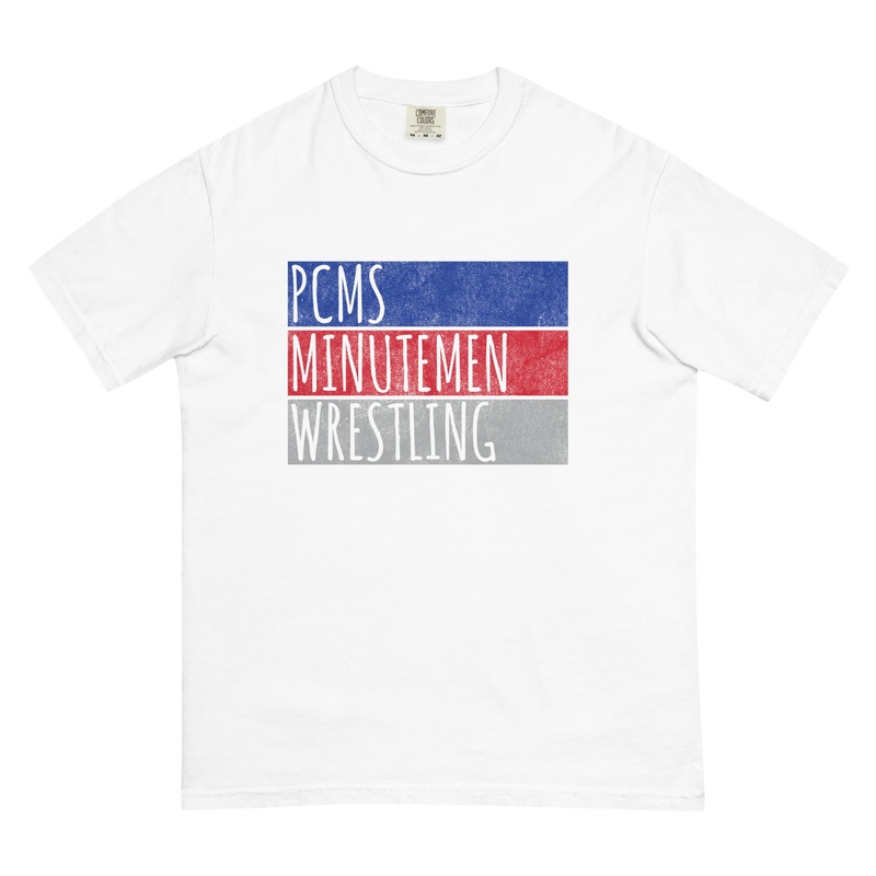 St. Marys High School Wrestling Mens garment-dyed heavyweight t-shirt