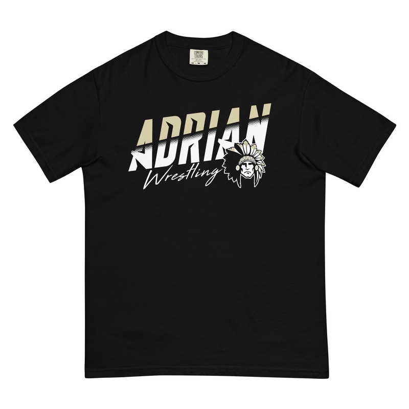 Adrian Wrestling Mens garment-dyed heavyweight t-shirt
