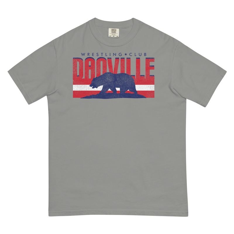 Danville Wrestling Club Mens garment-dyed heavyweight t-shirt