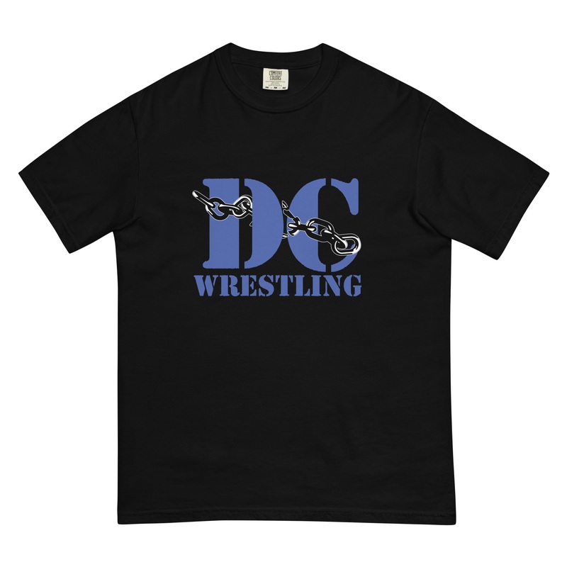 Dominate Wrestling Mens garment-dyed heavyweight t-shirt