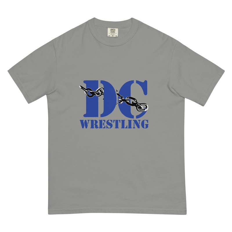 Dove Creek Wrestling Mens garment-dyed heavyweight t-shirt