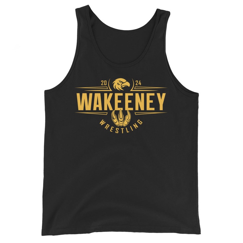 Wakeeney Wrestling Mens Staple Tank Top