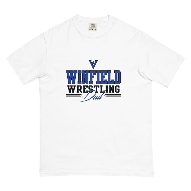 Winfield Wrestling Mens garment-dyed heavyweight t-shirt