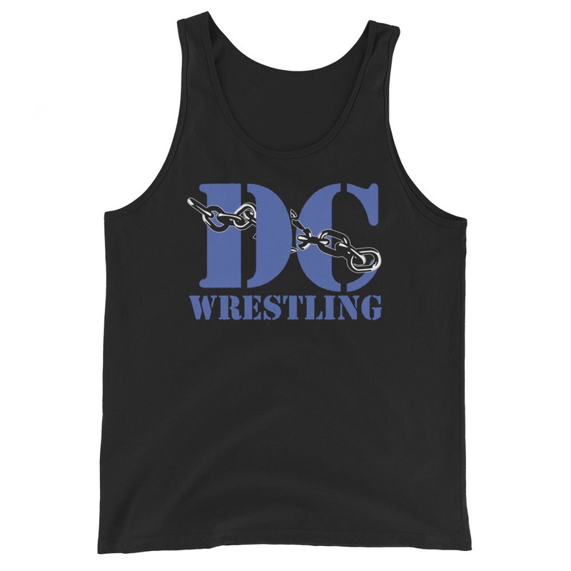 Dove Creek Wrestling Black Mens Staple Tank Top
